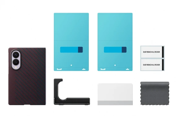 KF971SRE oglekļa magnēts Samsung Galaxy Fold 8, sarkans