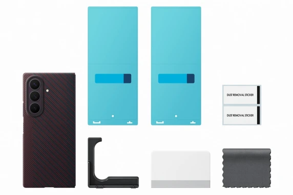 KF976SRE oglekļa magnets Samsung Galaxy Fold 8 Ultra, sarkans