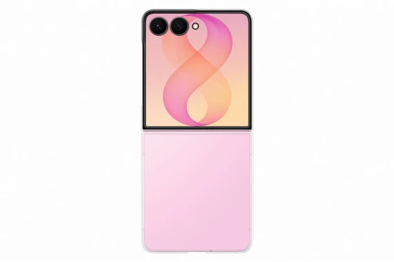 QF776CTE Caurspīdīgs Samsung Galaxy Flip 8, Caurspīdīgs