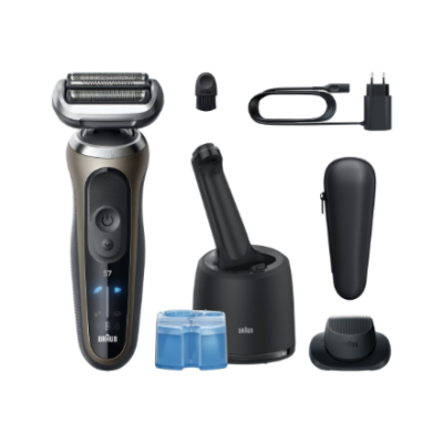 Braun 72-C7200cc Series 7 Shaver, Black / Gold