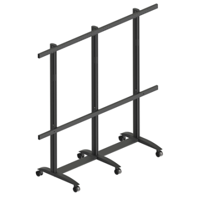EDBAK TRV400.006 Videoconferencing Trolley for Samsung 130" IAC LED all-in-one, Black