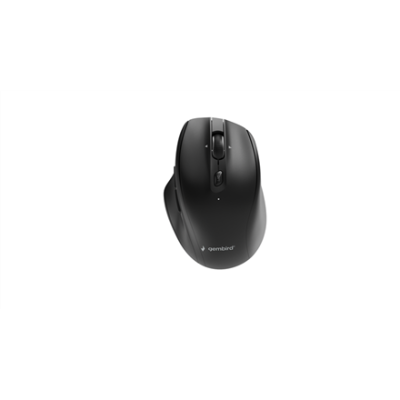 Gembird MUSW2-6B-02 Dual-mode 6-button wireless mouse, melns  |  Gembird