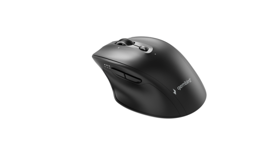Gembird MUSW2-6B-02 Dual-mode 6-button wireless mouse, melns  |  Gembird