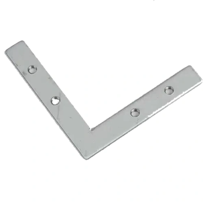 L connector for magnetic track for stretch ceilings