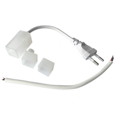 Neon 16x16 mm LED strip connector and plug