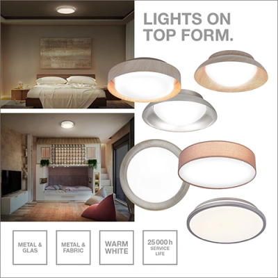 Ceiling lamp, plafond, excl. 3xE27, max 3x25W, IP20, ORBIS PARIS