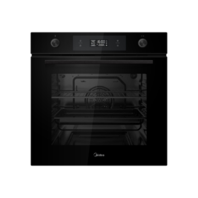 Midea MBON5M90E6-BK Oven, Built-in, Electric, Width 59.5 cm, Touch Display, Black  |  Midea