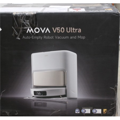 SALE OUT. MOVA V50 Ultra Robot Vacuum, White  |  MOVA Robot Vacuum  |  V50 Ultra  |  Wet&Dry  |  6400 mAh  |  Dust capacity 3.2 L  |  24000 Pa  |  White  |  DAMAGED PACKAGING  |  34 month(s)