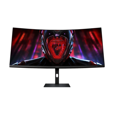 Xiaomi Curved Gaming Monitor G34WQi 2026  |  34 "  |  VA  |  WQHD  |  21:9  |  180 Hz  |  1 ms  |  3440 x 1440 pixels  |  400 cd / m²  |  HDMI ports quantity 2  |  Black