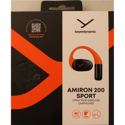 РАСПРОДАЖА. Beyerdynamic AMIRON 200 Open TWS earphones with charging case and USB cable, Sport Sample DEMO  |  Beyerdynamic DEMO  |  Warranty 24 month(s)