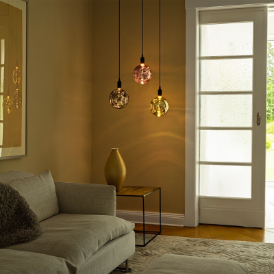 LED Bulb E27, 3.5W, 300Lm, 2700K, 100°, DECOR LED LAMP IN ELECTRO GLASS
