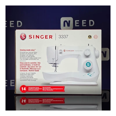 Singer Fashion Mate 3337  |  Sewing Machine  |  29 Stitches  |  1-Step Buttonhole  |  White