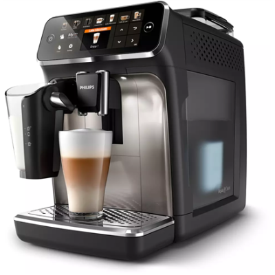 Philips  |  Series 5400 Coffee Maker  |  EP5447 / 90  |  Pump pressure 15 bar  |  Built-in milk frother  |  Fully Automatic  |  1500 W  |  Black