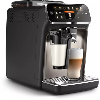 Philips  |  Series 5400 Coffee Maker  |  EP5447 / 90  |  Pump pressure 15 bar  |  Built-in milk frother  |  Fully Automatic  |  1500 W  |  Black