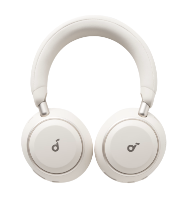 Anker Soundcore  |  Foldable Headphones  |  Space 2  |  Bluetooth  |  Over-ear  |  Microphone  |  White  |  Noise reduction  |  Wireless