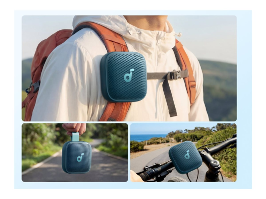 Anker Soundcore Speaker  |  Boom Go 3i  |  15 W  |  Waterproof  |  Bluetooth  |  Wireless connection  |  Portable  |  Blue