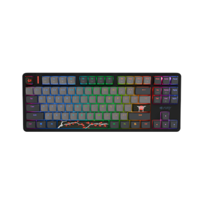 Fury Kanabo K6  |  Gaming Keyboard  |  Wired  |  US  |  Linear  |  Black / Gray