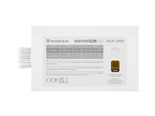 Genesis  |  PSU  |  Nihon 750NM  |  750 W  |  Balta