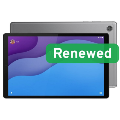 Lenovo Renewed Grade A  |  Tab M10 (2nd Gen)  |  Iron Grey  |  64 GB  |  Android