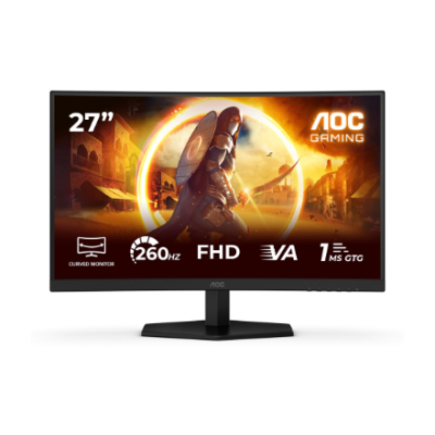 AOC C27G42ZE  |  27 "  |  Быстрый VA  |  FHD  |  16:9  |  260 Гц  |  1 мс  |  1920 x 1080 пикселей  |  300 кд / м²  |  Количество HDMI портов 1  |  Черный