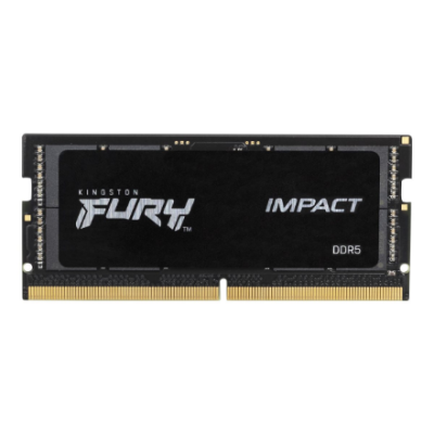 Kingston KF560S38IBK2-32 32GB 6000MT / s DDR5 CL38 SODIMM (Kit of 2) FURY Impact PnP  |  Kingston