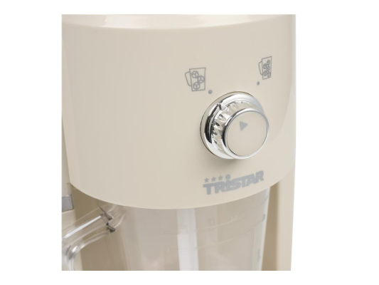 Tristar Slushy maker  |  KD-7310  |  Tabletop  |  30 W  |  Jar capacity 1.1 L  |  Jar material Plastic  |  Ice crushing  |  White