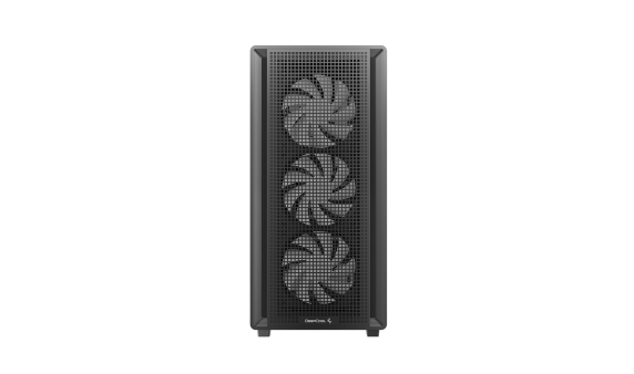 Deepcool Kaste  |  CC550 4F  |  Vidēja torņa  |  ATX PS2 (maksimālais garums: 180 mm)  |  Melns