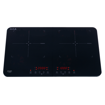 AD 6516  |  Adler Cooker  |  Touch controls  |  Number of burners / cooking zones 2  |  Induction  |  Black