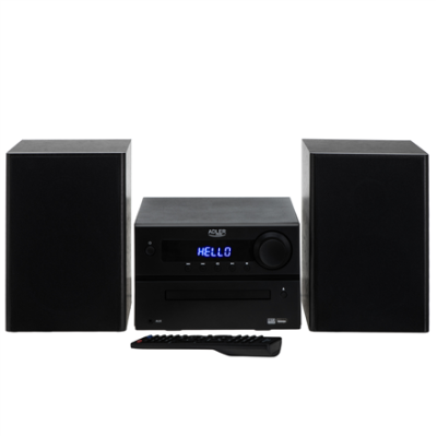 Adler  |  Mini Hi-Fi Stereo System  |  AD 1917  |  Speakers  |  USB connectivity  |  Bluetooth  |  FM