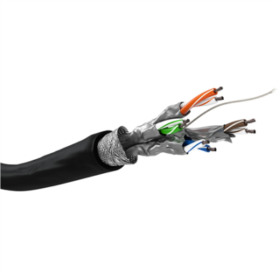 Goobay  |  CAT 6 Outdoor Network Cable, S / FTP (PiMF), 100 m  |  57195  |  U / UTP  |  Black