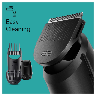 Braun Trimmer  |  6-in-1 Style Kit 3 MGK3410  |  Bezvadu  |  Garuma pakāpju skaits 13  |  Melns