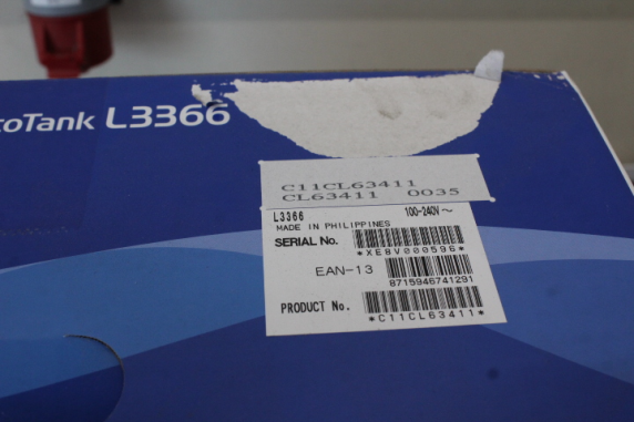 SALE OUT. Epson EcoTank L3366 Multifunctional Printer  |  SALE OUT.  |  Epson Multifunctional printer  |  EcoTank L3366  |  Inkjet  |  Colour  |  A4  |  Wi-Fi  |  White  |  DAMAGED PACKAGING, DENTED BODY (INK TANK TOP - COVER)