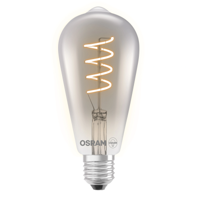 LED Filament bulb E27, 4W, 140Lm, 1800K, 300°