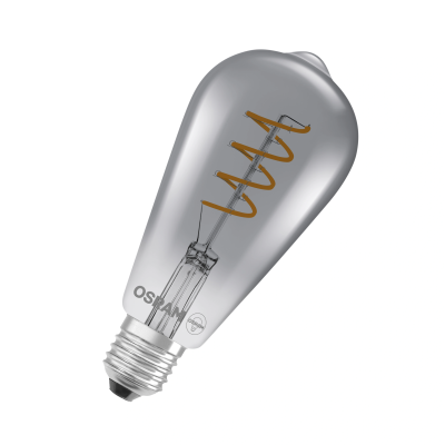 LED Filament bulb E27, 4W, 140Lm, 1800K, 300°