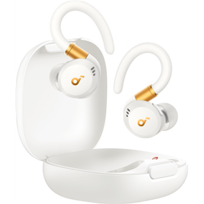 Anker Soundcore  |  Austiņas ar āķi  |  Sport X20  |  Bluetooth  |  ANC  |  Balta / Zelta