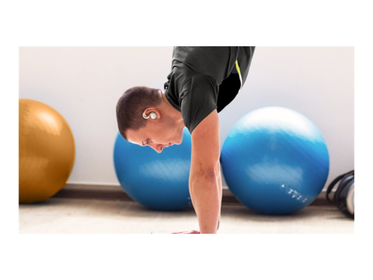 Anker Soundcore  |  Austiņas ar āķi  |  Sport X20  |  Bluetooth  |  ANC  |  Balta / Zelta