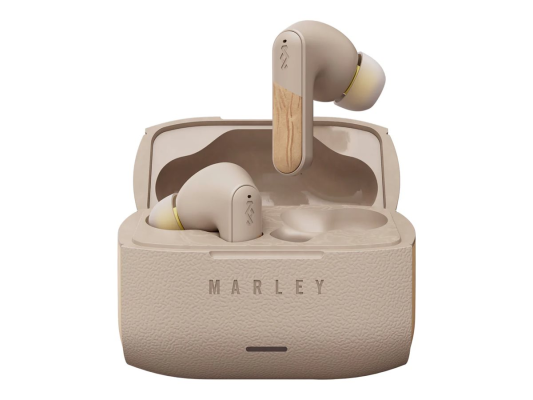 Marley bezvadu austiņas  |  Trenchtown  |  Iebūvēts mikrofons  |  Bluetooth  |  ANC  |  Krēms