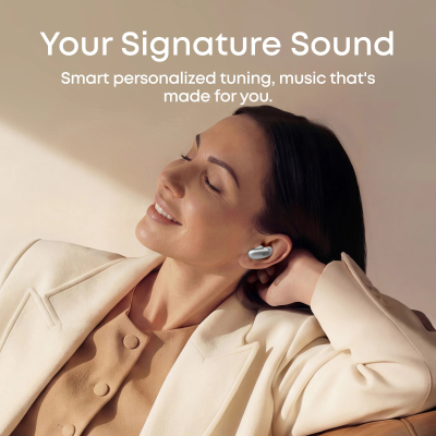 Anker Soundcore Liberty 5 Pro  |  Iekšausu  |  Mikrofons  |  Pērļu balts  |  Troksni samazinošs  |  Austiņas  |  Bezvadu