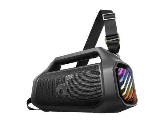 Anker Soundcore Boom 2 Plus A3134 Bluetooth Speaker, Black