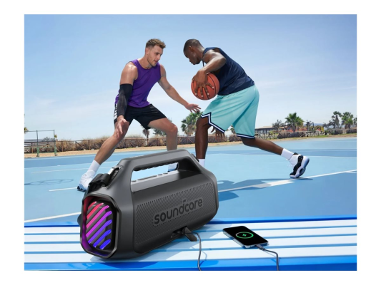 Anker Soundcore Boom 2 Plus A3134 Bluetooth Speaker, Black