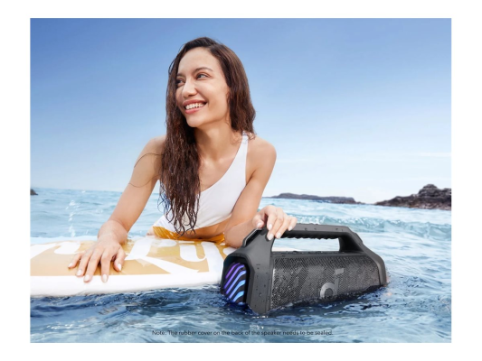 Anker Soundcore Boom 2 Plus A3134 Bluetooth Speaker, Black