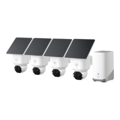 Anker Eufy SoloCam E42 4-Cam Kit (HomeBase 3)  |  8 МП  |  F / 1.6  |  IP65  |  Micro SD, макс. 128 ГБ