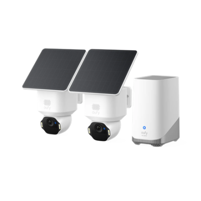 Anker Eufy SoloCam E42 2-Cam Kit (HomeBase 3)  |  8 МП  |  F / 1.6  |  IP65  |  Micro SD, макс. 128 ГБ