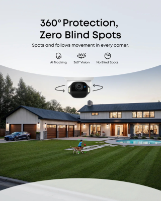 Anker Eufy SoloCam E42 2-Cam Kit (HomeBase 3)  |  8 МП  |  F / 1.6  |  IP65  |  Micro SD, макс. 128 ГБ