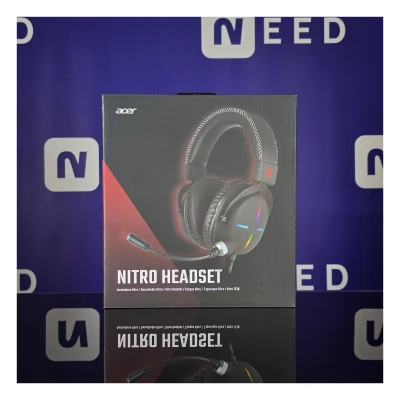 Acer Nitro II NHW200 Gaming Headset  |  Built-in Microphone  |  3.5 mm  |  Black