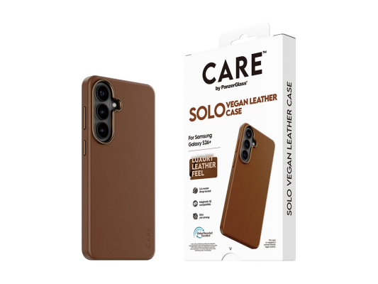 CARE by PanzerGlass Solo Case Brūns Samsung New Galaxy S26 Plus  |  PanzerGlass