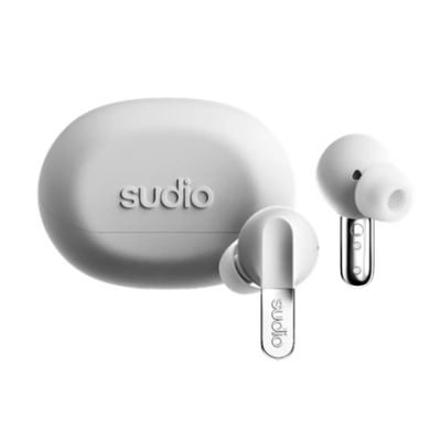 Sudio Earbuds  |  N3 Pro  |  Bluetooth  |  Внутриканальные  |  Микрофон  |  Хромовый белый  |  Шумоподавление  |  Беспроводные