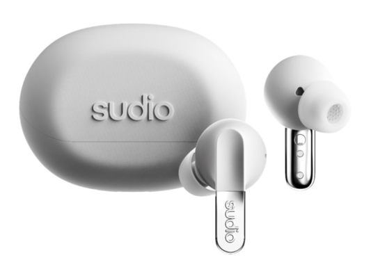 Sudio Earbuds  |  N3 Pro  |  Bluetooth  |  Внутриканальные  |  Микрофон  |  Хромовый белый  |  Шумоподавление  |  Беспроводные