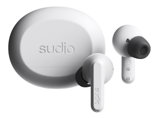 Sudio Earbuds  |  A3 Pro  |  Bluetooth  |  Внутриканальные  |  Микрофон  |  Туманно-белый  |  Шумоподавление  |  Беспроводные