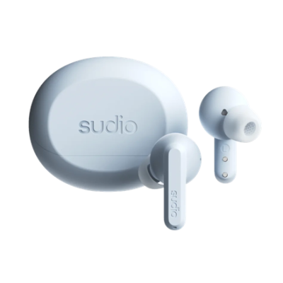 Sudio Earbuds  |  A3 Pro  |  Bluetooth  |  Вставные  |  Микрофон  |  Пудровый голубой  |  Шумоподавление  |  Беспроводные